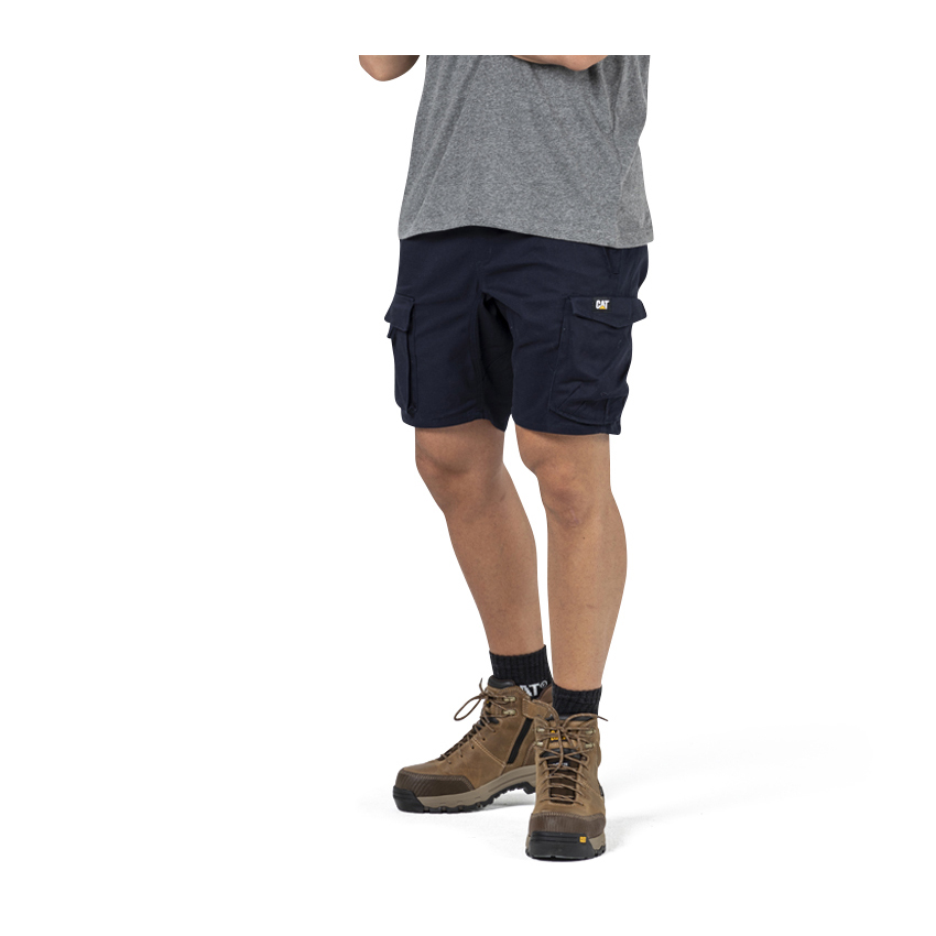 Caterpillar Men's Diesel Work Shorts Navy CAT-66987